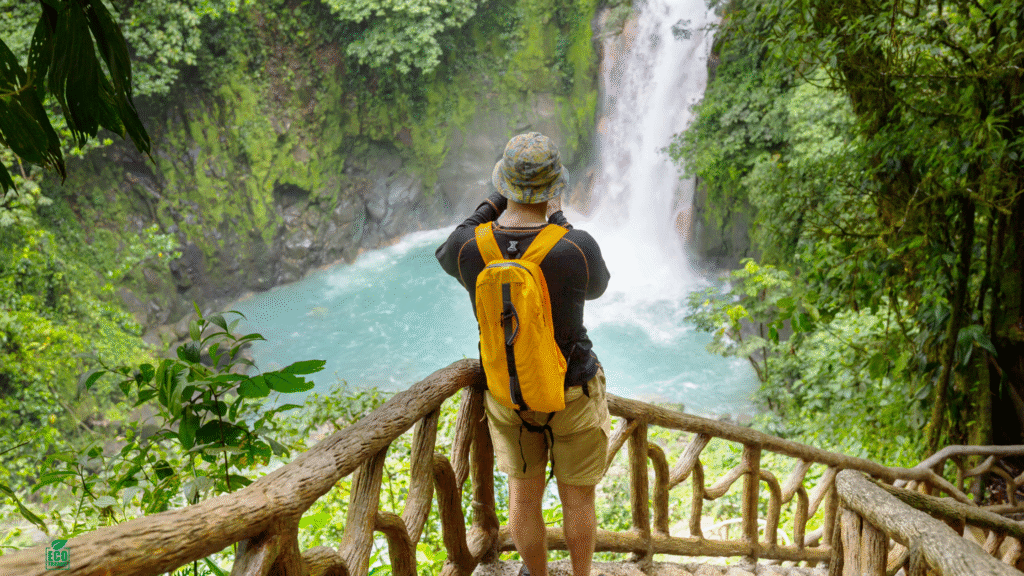 Traveler exploring Costa Rica rainforest — Top 10 Ecotourism Destinations for 2025
