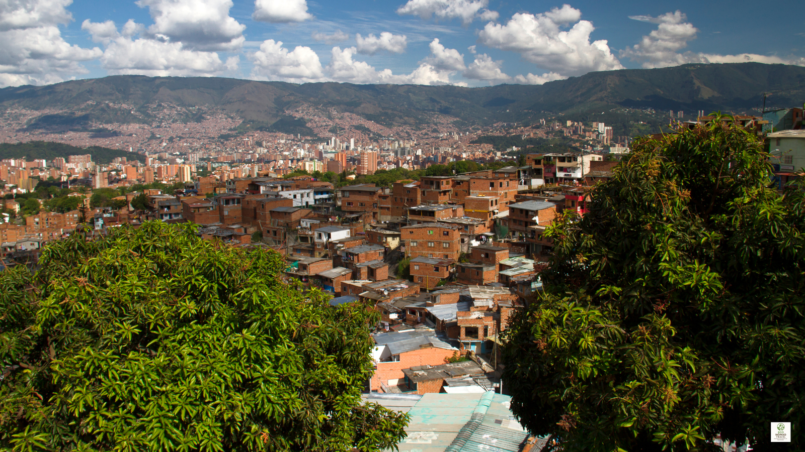 Medellín skyline and mountains — a rising sustainable workation hub