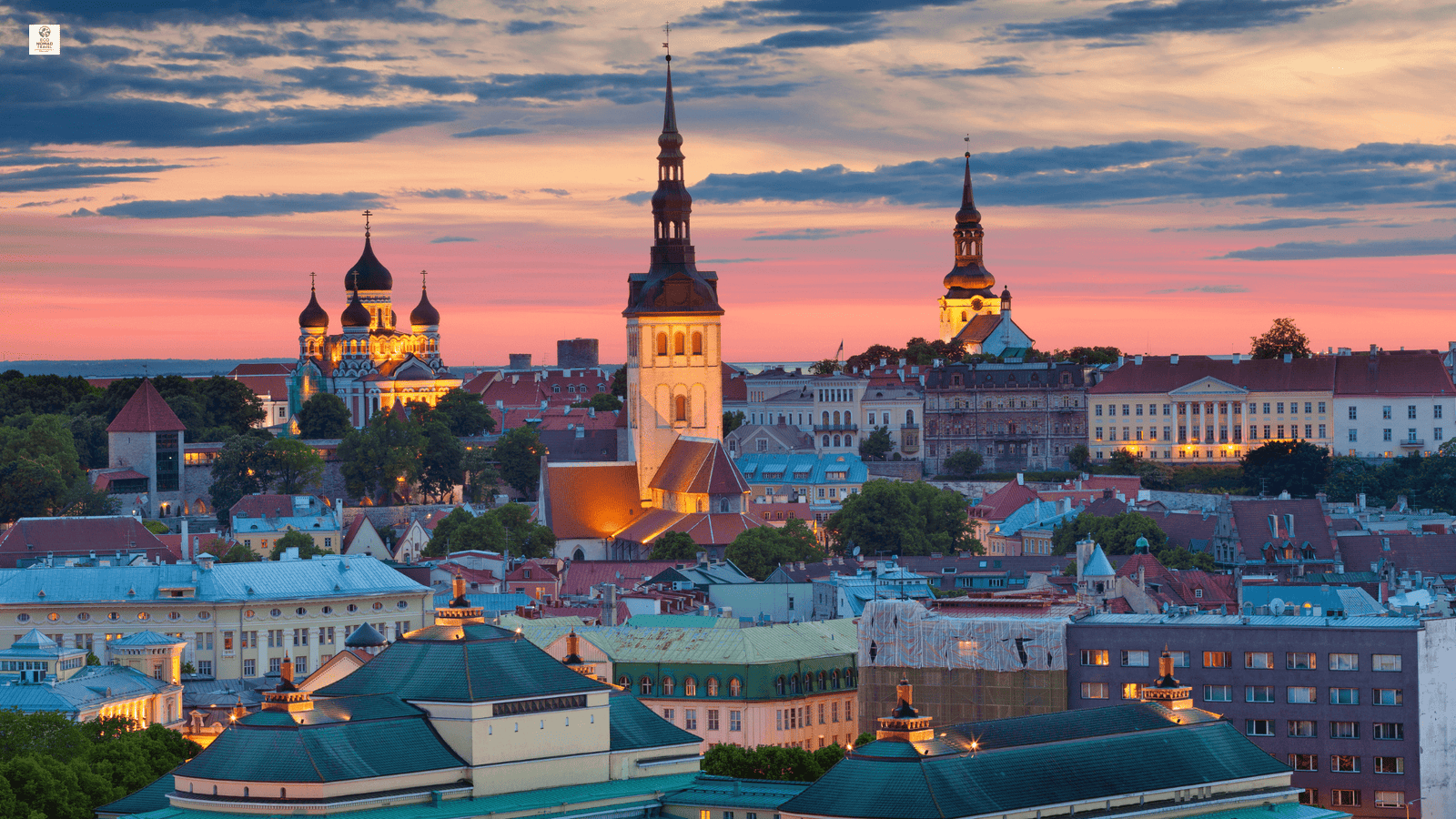 Tallinn Estonia sustainable coworking spaces and green smart city skyline, 2025