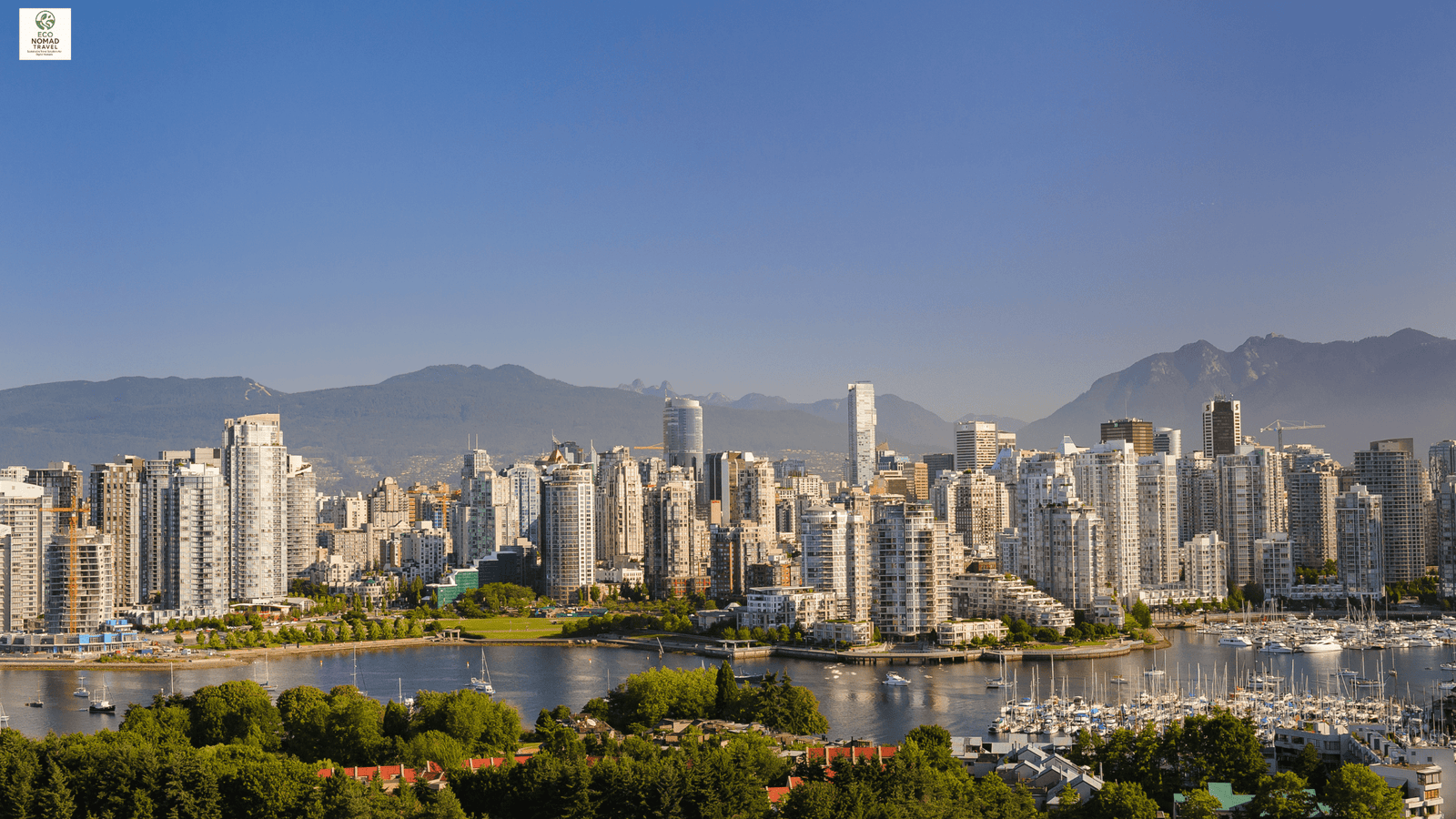 Vancouver Canada green digital nomad eco city 2025 mountains and ocean sustainability