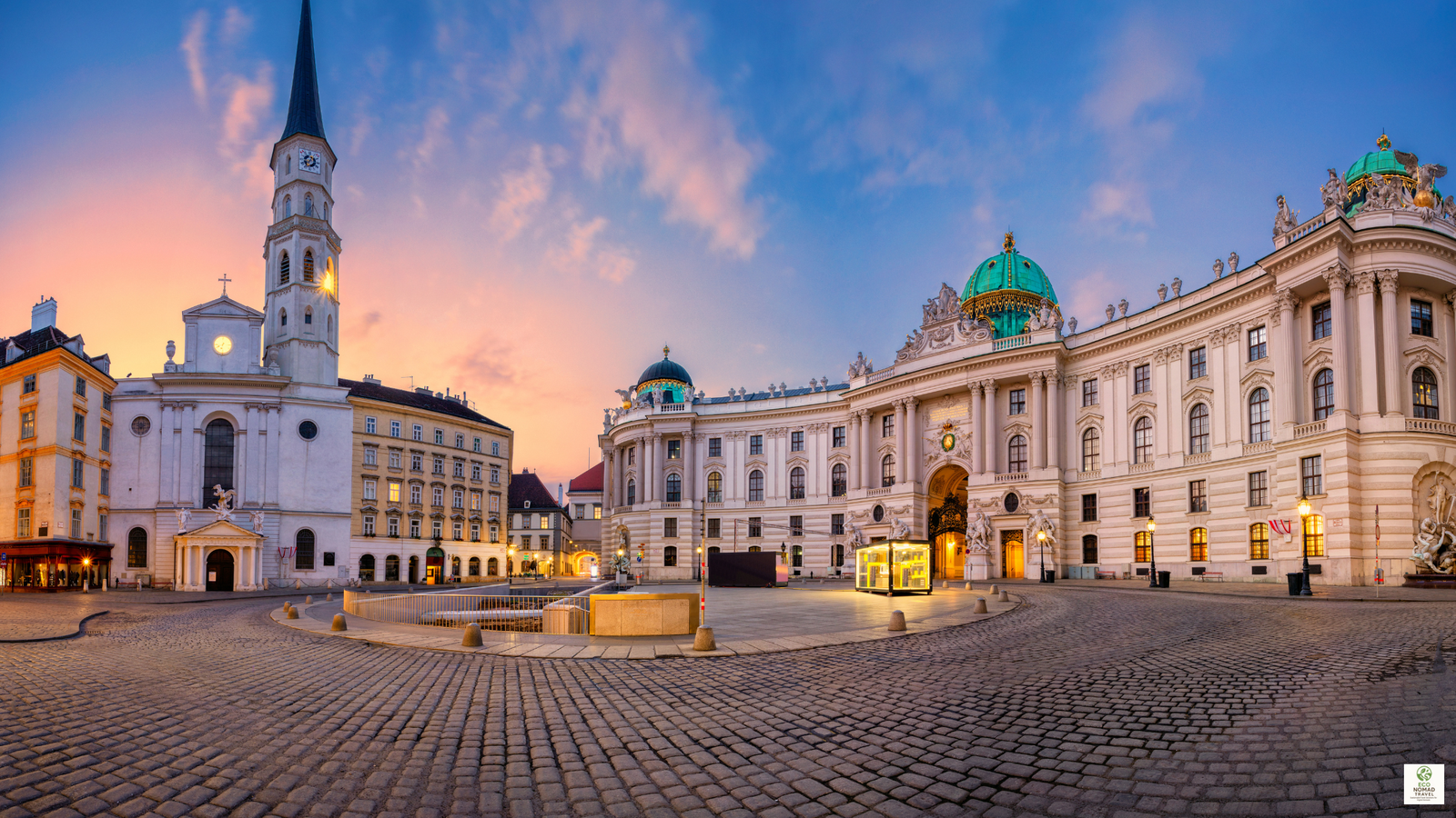 Historic building in Vienna, Austria, representing a grand architectural stop on a European rail-first flight-free travel itinerary in 2025