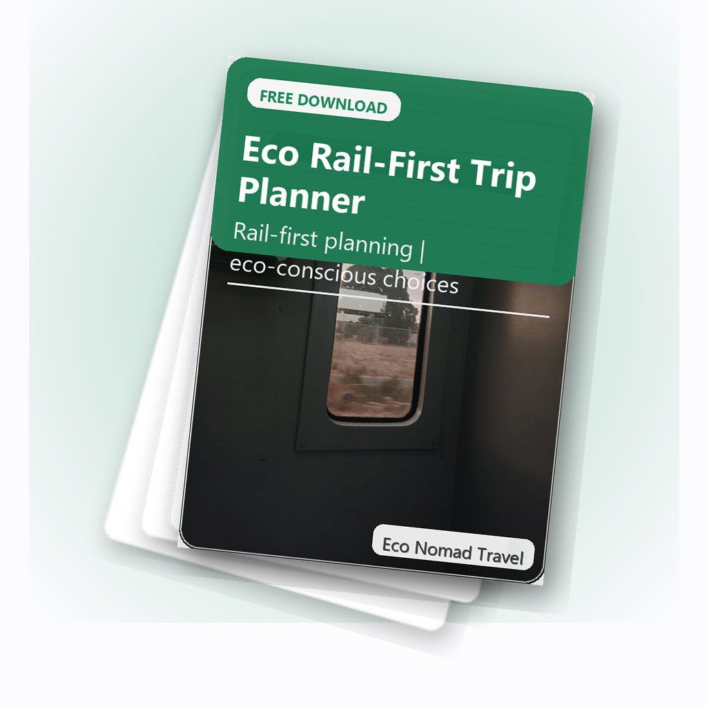 Free rail-first travel checklist preview